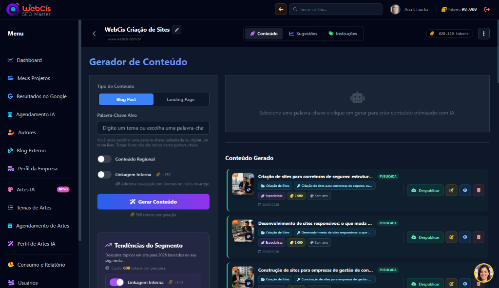 Gerador de Artigos Inteligente com IA